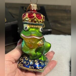 Christopher Radko Frog Prince Ornament